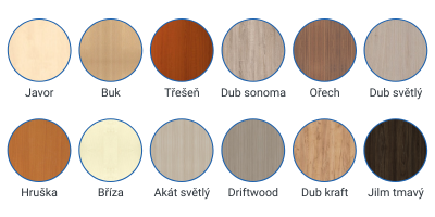 Dekory kancelářského nábytku